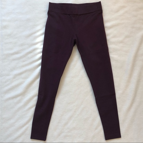 Matty M leggings in dark purple / merlot, sz Small - Picture 6 of 7